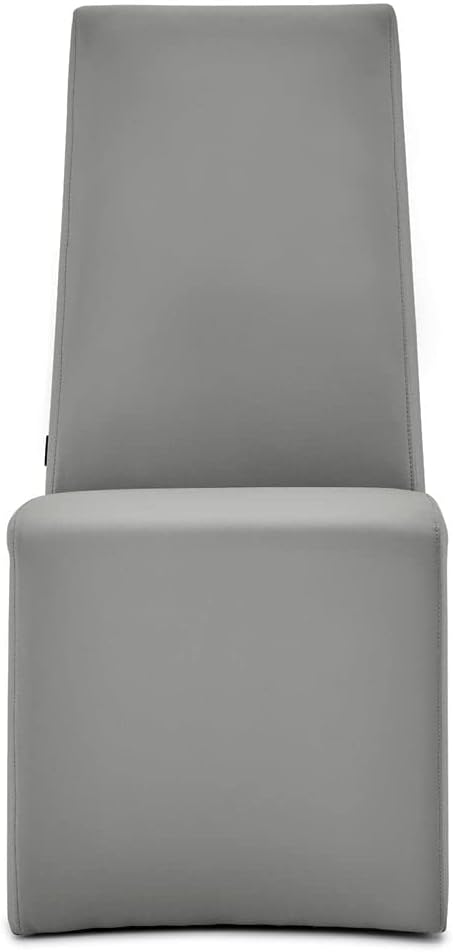 Zuri Furniture Boston High Back Modern Dining Chair - Dark Grey