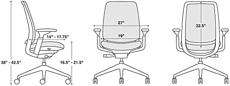 Steelcase Series 2 Office Chair, Graphite Frame, Cogent Connect Aubergine, Hard Floor Casters