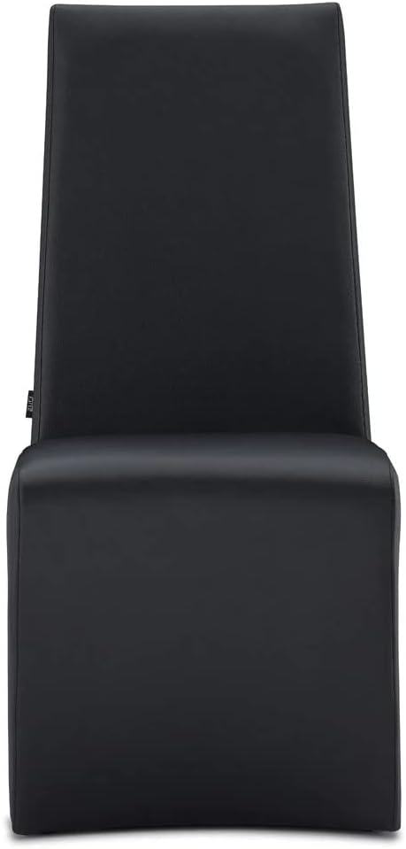 Zuri Furniture Boston High Back Modern Dining Chair - Black