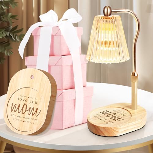 Mothers Day Gifts,Candle Warmer Lamp with Timer Dimmer Adjustable Height,Vintage Home Decor for Scented Jar