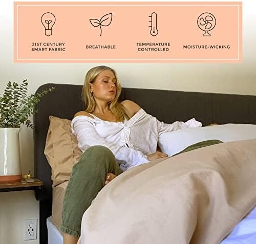 PeachSkinSheets Light Mocha Sheet Set - 1500tc Level of Softness - Extra Soft Cooling Sheets for Hot Sleepers and Night Sweats - Regular King Size…