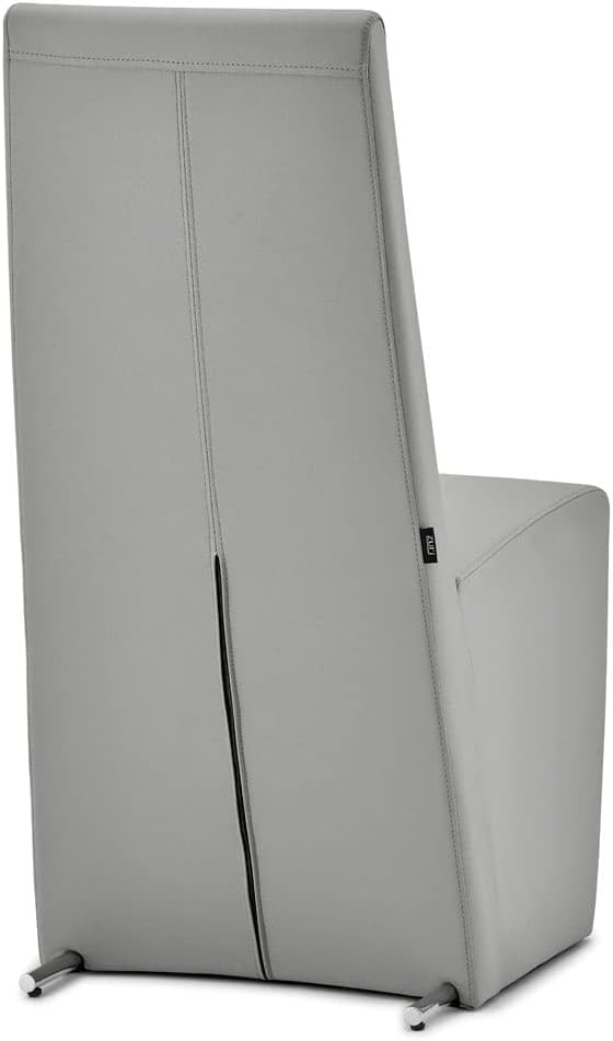 Zuri Furniture Boston High Back Modern Dining Chair - Dark Grey