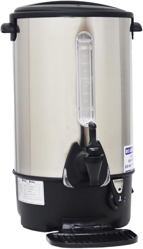 9.7L/10.3QT Hot Water Dispenser Commercial Electric Hot Water Bucket 1500W Fast Boiling with Temperature Control Electric Kettle for Office Restaurant Tea Shop & Event Venues 110V