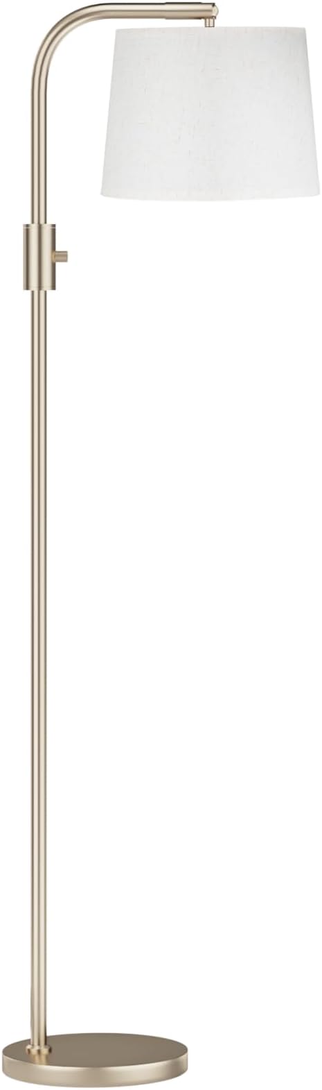 Ambimall Fully Dimmable Floor Lamp - Floor Lamps 9W LED Light Bulb, Standing Lamp for Living Room with Adjust Head, Modern Standing Light Rotary Switch, Tall Lamp for Bedroom(Sand Gold and Light Beige