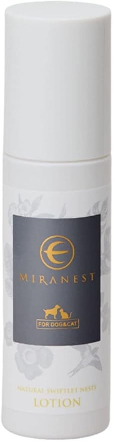 Lotion for Dogs & Cats, Natural Swiftlet Nests Extract, Collagen, Gentle for Dry Skin, Itch Relief, Soothing Shedding, Dandruff, Irritation, Moisturizing Pet Lotion, Pet Supplies, 3.4 oz