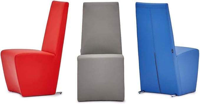 Zuri Furniture Boston High Back Modern Dining Chair - Dark Grey