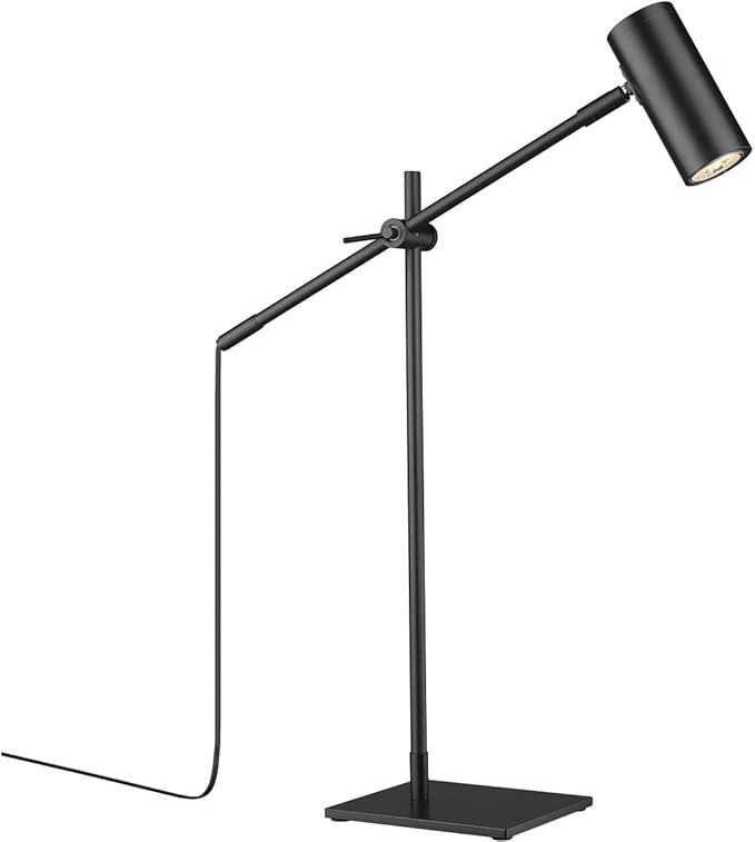 Z-Lite 814TL-MB Calumet Table Lamp, 1-Light 35 Watts, Matte Black