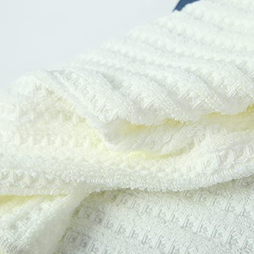 sense gnosis Beige Waffle Hand Towel Set of 2 Super Soft 100% Cotton Striped Highly Absorbent Decorative Hand Towels for Bathroom 13 X 29Inch