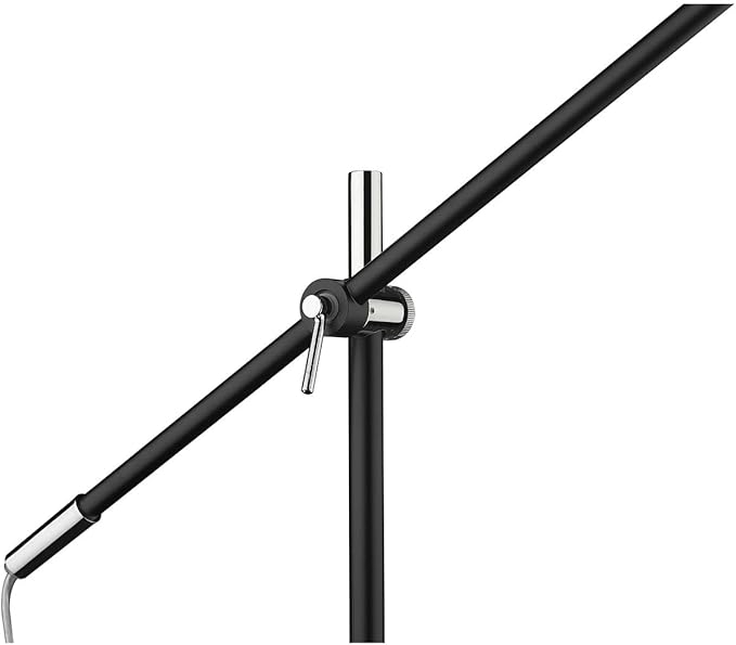 Z-Lite 814TL-MB-PN Calumet Table Lamp, 1-Light 35 Watts, Matte Black and Polished Nickel