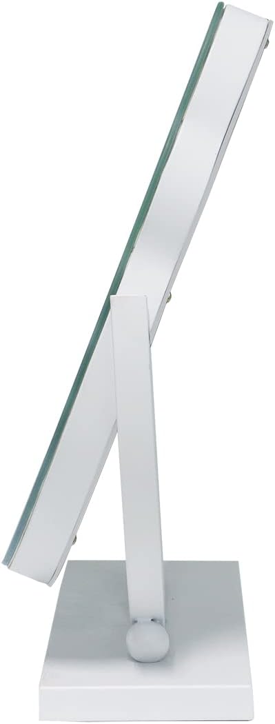 Impressions Vanity Hello Kitty Kawaii Desk Mirror with Lights and Adjustable Tilt, Multi Color Changing LED Strip Lighted Makeup Mirror with Touch Sensor Dimmer Switch for Desk