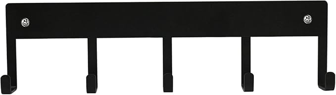 Myartte Key Holder Key Hooks Wall Decorative Zinc Alloy Key Organizer Rack with Screws and Sticker for Entryway, Kitchen, Bedroom, Organize Car Keys, House Keys, Small Accessories and Jewelry