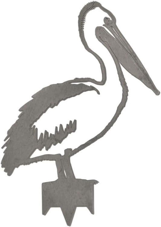 METALBIRD - Pelican - Outdoor Tree Ornaments in Corten Steel - Metal Art Proudly Made in The USA