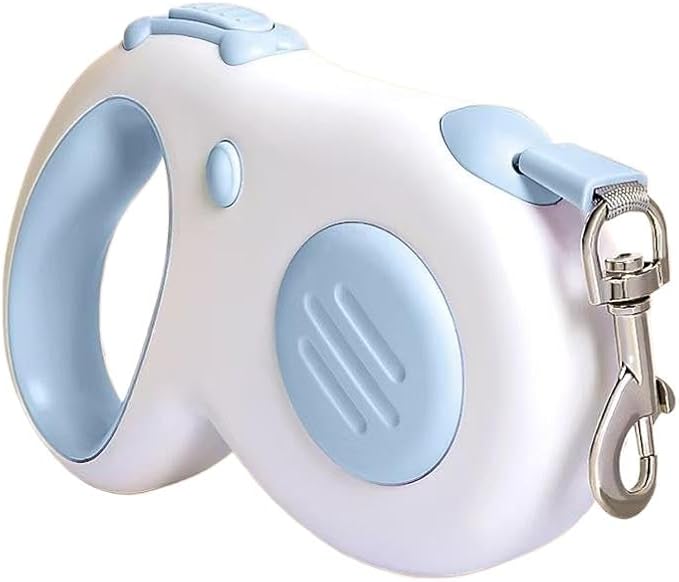 Retractable Leash with Harness Set – for Dogs & Cats, Includes a Free Mint Fish or Bell Ball Toy