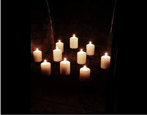 D'light Online 3 X 4 Inch Pillar Candles Set of 12 Bulk Event Pack Premium Wax Round Unscented Ivory Pillar Candles Wax for Wedding, Spa, Party, Birthday, Holiday, Bath, Home Decor (3x4 - Ivory)