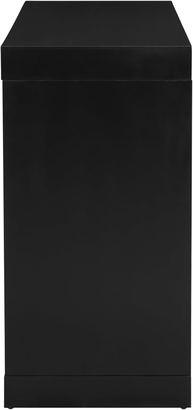 Modern Minimalist Entryway Console Table 59.6-Inch Long Entry Sofa Table with Living Room Entrance Hallway Furniture, Black