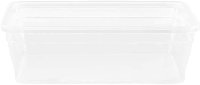 Snapware Total Solutions (5-Pack, 3 Cup) Plastic Food Storage Containers Set, Airtight & Leakproof Locking BPA-Free Lids Tupperware, Freezer Dishwasher Microwave Safe