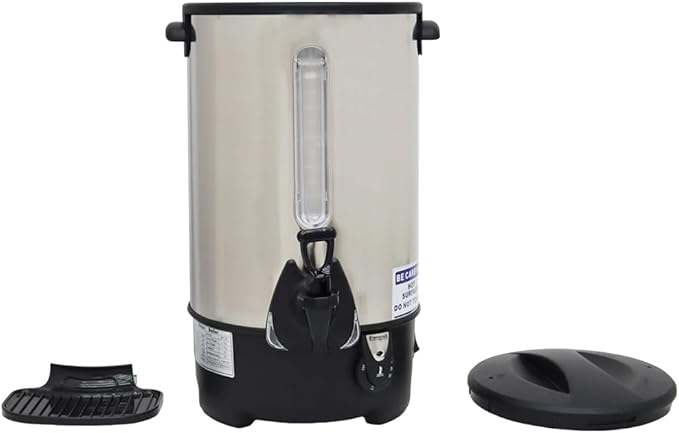 23L/24.3QT Hot Water Dispenser Commercial Electric Hot Water Bucket 1500W Fast Boiling with Temperature Control Electric Kettle for Office Restaurant Tea Shop & Event Venues 110V