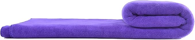 MYLSMPLE Microfiber Luxury Bath Sheet Extra Large Bath Towel Fast Drying Beach Towel (36 Inch X 72 Inch, Purple)