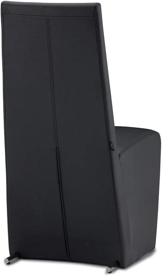 Zuri Furniture Boston High Back Modern Dining Chair - Black