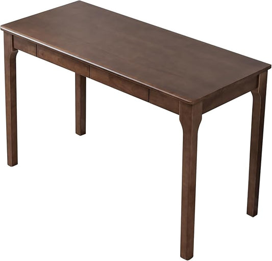 Solid Wood Desk with Drawers, Small Computer Desk for Small Spaces, Gaming Study Home Office Desks for Work, Student PC Desk for Bedroom, Escritorios para Cuartos