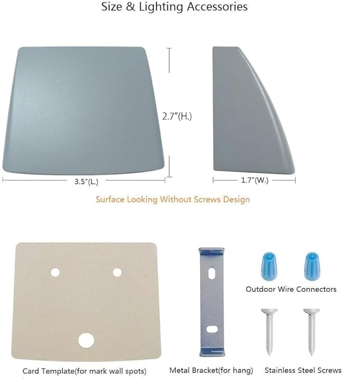 Arrownine Landscape Lighting Low Voltage Deck Lights 5W 12-24V,Outdoor Waterproof Fence Post Lights for Patio Stairs Yard Railing Wall Light Warm White Bronze Color 2 Packs