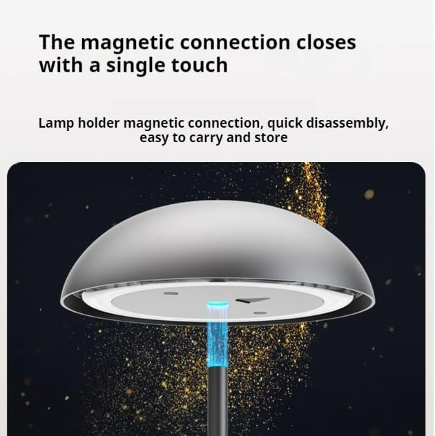 Multi-Scene LED Table lamp with Touch dimming and USB-C Charging. Delivers 6-8 Hours at max Brightness. Easy to Install and Carry. Suitable for The Outdoors, Dining Room, Bedroom, etc.