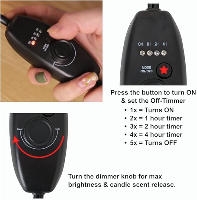 Our Copper Candle Warmer Lamp for Top-Down Scented Jar Candle Melting Will Compliment Your Home Decor. Add to Your Room Decor Aesthetic, Bedroom Decor, Living Room Decor. Gifts for Mom & Friends.