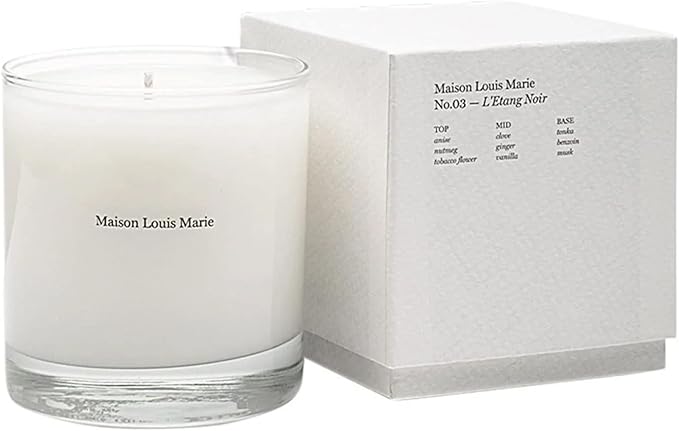 Maison Louis Marie - No.03 L'Etang Noir Soy Wax Candle | Luxury Fragrances for a Modern World (8.5 oz | 240 g)