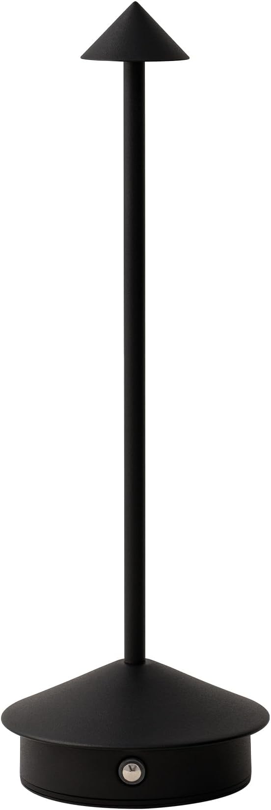 Arrrow LED Cordless USB-C Re-Chargeable Desk Lamp, 5200mAh Battery Operated with 3 Color Temperature 2700K-3000K-3500K and Fingertip Touch On/Off Plus Dimming in Black