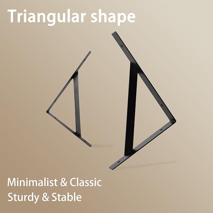 DINZI LVJ Long Wall Shelves, 47.3Inch Wall Mounted Shelves Set of 2, Extra Large Storage Ledges with Sturdy Metal Brackets for Living Room, Bathroom, Bedroom, Kitchen, Natural