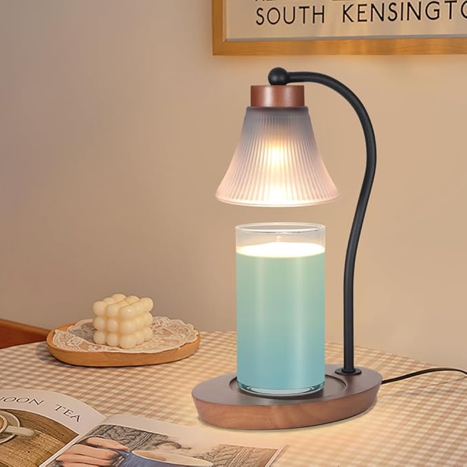 mocosa Candle Warmer Lamp with Timer Dimmer for Jar Candles Mom Christmas Birthday Gifts House Warming New Home Bedroom Decor with 2 Bulbs