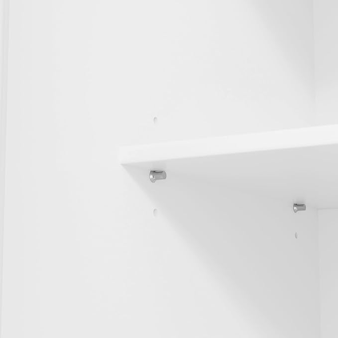 Merax 71.3" Tall Kitchen Storage Cabinet Pantry Farmhouse Freestanding Large Cupboard with 2 Drawers,2 Adjustable Shelves,8 Door-Shelf for Dining Room,White