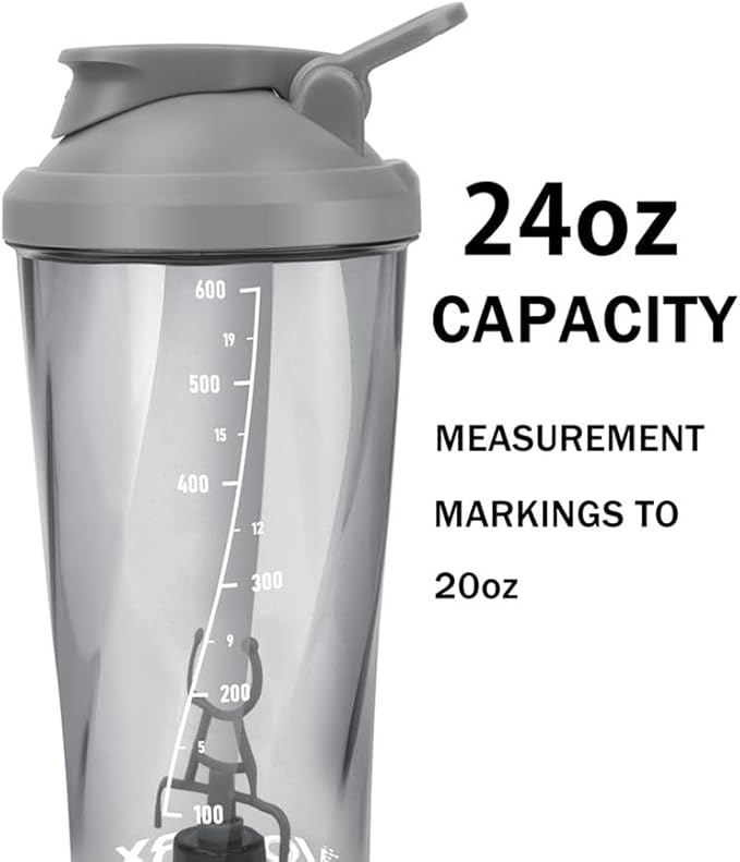 VOLTRX VortexBoost Electric Shaker Bottle, USB C Rechargeable Protein Shake Mixer, Shaker Cups for Protein Shakes and Meal Replacement Shakes, BPA-Free, Made with Tritan, Pink