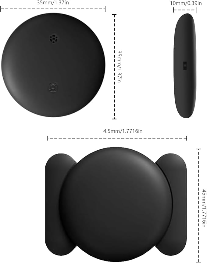 Mini Hidden GPS Tracker for Vehicles – Magnetic Waterproof Real‑Time Locator – Apple Find My Compatible(iOS Only), No Monthly Fee, Long Battery Life – Cars, Pets, Kids, Assets