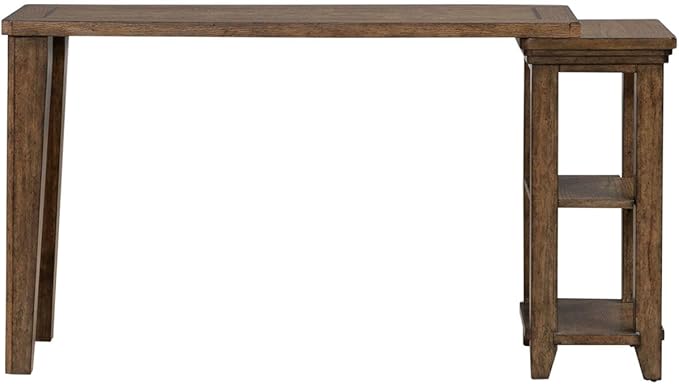 Liberty Furniture Carolina Park Console Table for Living Room - Amber Brown Oak