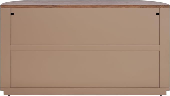 Christopher Knight Home Tian Modern Wooden Kitchen Sideboard Cabinet with Metal Handles, Living Room Storage Cabinet with Shelves, Spacious Dining Room Cupboard with 4 Doors, Curved Form, Natural