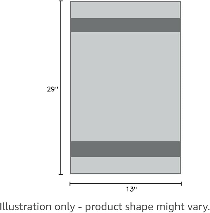 sense gnosis Grey Hand Towel Set of 2 Super Soft Absorbent Plush 100% Cotton Hand Towels for Bathroom Decorative 13 X 29 Inch