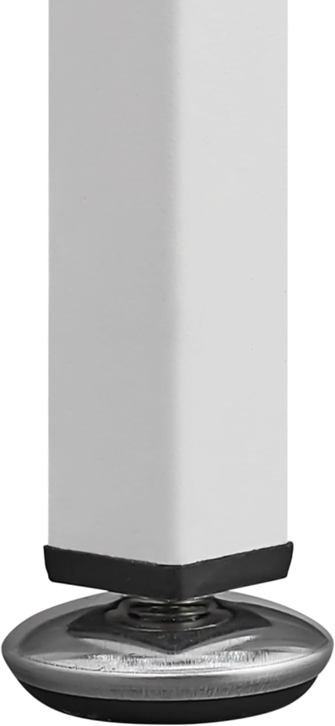 73'' Tall Kitchen Pantry Cabinet, 6 Level Flip Door with Pegboard Metal Pantry Storage Cabinet, Anti-Tip Design Hutch for Kitchen, Dining Room, Living Room (White)