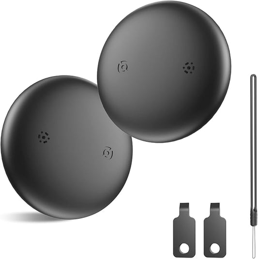 Android Air tag, IP68 Waterproof Bluetooth Tracker Tag, Google Certified Key Finder/Luggage Tracker/Item Locator Compatible with Google Find My Device for Wallet, Kids, Pets (2 Pack)