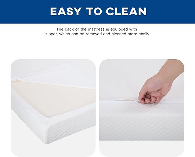 FDW 14 inch Gel Memory Foam Mattress Medium Firm Mattresses for Cool Sleep Relieving No Fiberglass CertiPUR-US Certified Mattress in a Box,Full