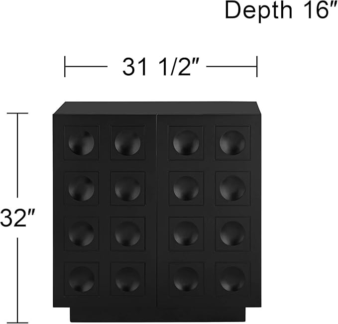 55 Downing Street Alia 31 1/2" Wide Black Console Table