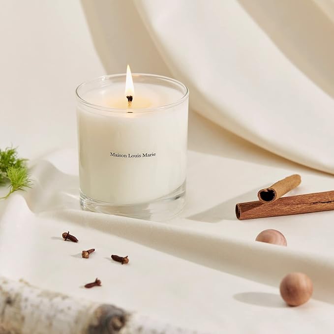 Maison Louis Marie - Le Refuge d'Ernest Soy Wax Candle | Luxury Fragrances for a Modern World (8.5 oz | 240 g)