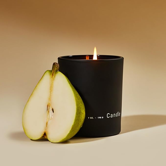 Hawthorne Fresh & Aquatic Cologne-Scented Candle. Breezy Like A Cool Gin Cocktail Out at Sea. Notes of Juniper, Pear, Sea Salt, and Cedar. Soy Blend Wax, 7 Oz., About 50 Hours of Burn Time.