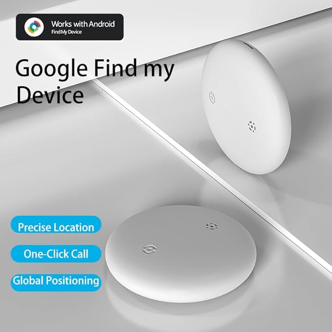 Android Mini Tracker Smart Tags localizador Locator Works with Google Find My Device (Android Only), for Wallet Car Luggage Vehicle Motorcycle Tracking Device Worldwide,Waterproof Not GPS Tracker