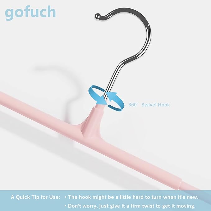 Pants Hangers with Clips - 30 Pack Heavy Duty, Non-Slip Adjustable Space Saving Skirt Hangers for Pants, Jeans, Shorts | Gray | 12 Inch