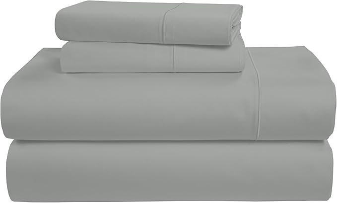 LANE LINEN 100% Egyptian Cotton King Bed Sheets, Eco Friendly No Pill Naturally Cooling Sheet King Size, Soft & Comfy Sateen Weave Silky Smooth Finish, Available in Variety of Colors -Lime Stone