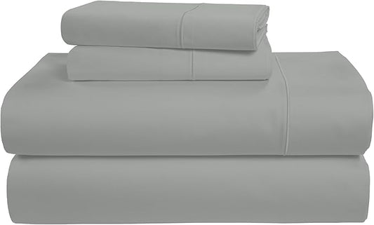 LANE LINEN 100% Egyptian Cotton King Bed Sheets, Eco Friendly No Pill Naturally Cooling Sheet King Size, Soft & Comfy Sateen Weave Silky Smooth Finish, Available in Variety of Colors -Lime Stone