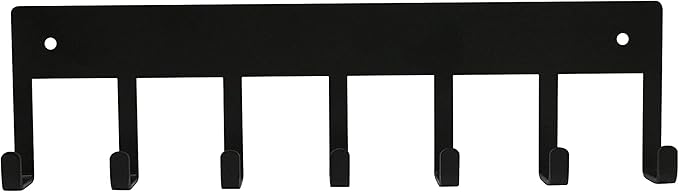 Myartte Key Holder Key Hooks Wall Decorative Zinc Alloy Key Organizer Rack with Screws and Sticker for Entryway, Kitchen, Bedroom, Organize Car Keys, House Keys, Small Accessories and Jewelry