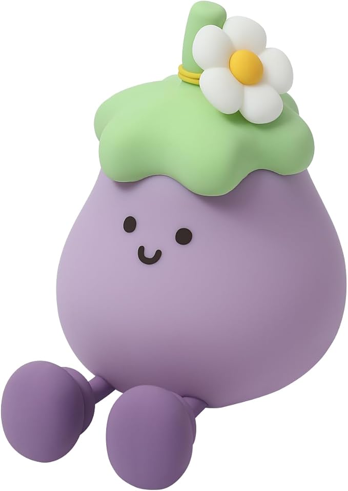 Eggplant Night Light for Adults Kids,Cute Silicone Dimmable Sleeping Decoration Nursery Nightlight,Rechargeable Bedside Touch Table Lamp for Christmas Gifts Kawaii Room Decor