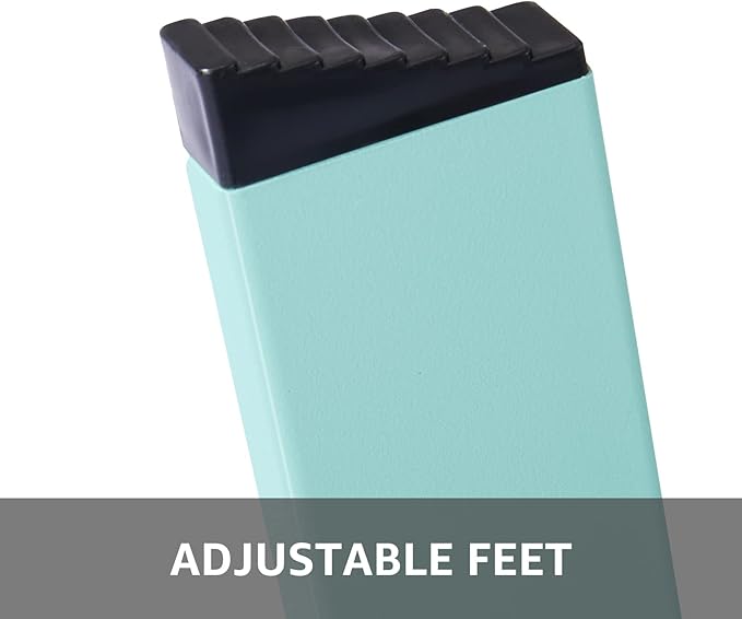 Outdoor Side Table, Outdoor/Indoor Metal Steel Patio Coffee Table, Round Weather Resistant Anti-Rust, Green